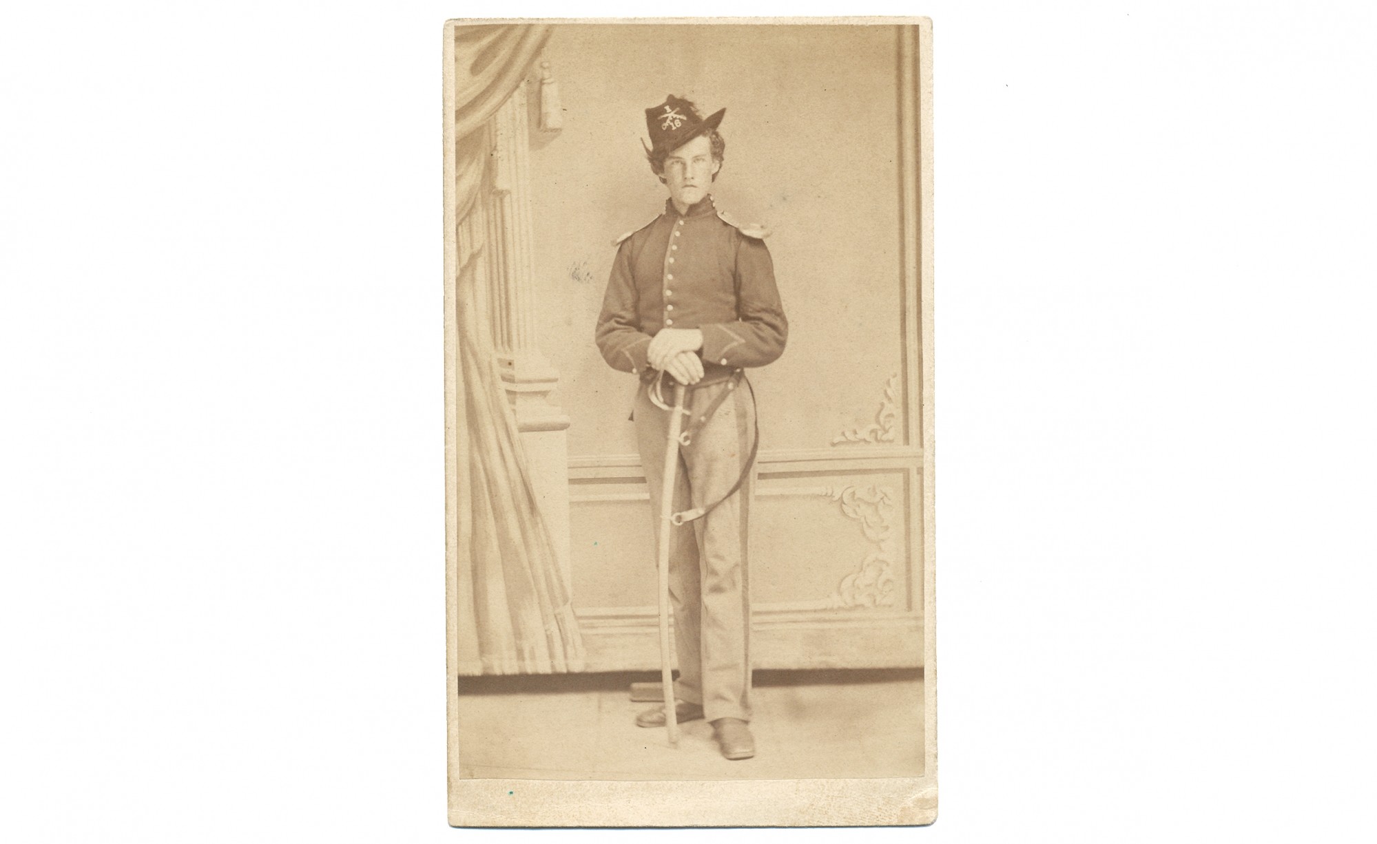 CDV OF MEMBER OF THE 16TH NEW YORK CAVALRY