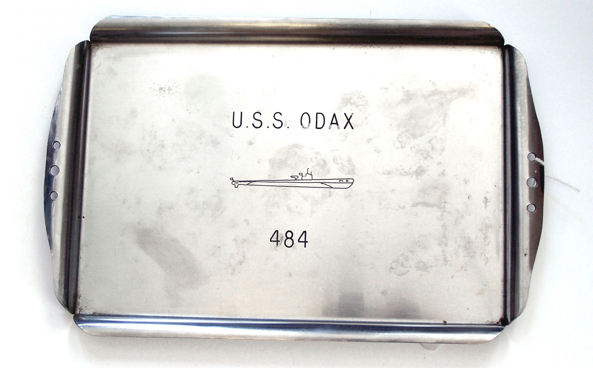 SOUVENIR SUBMARINE TRAY – U.S.S ODAX (SS-484)