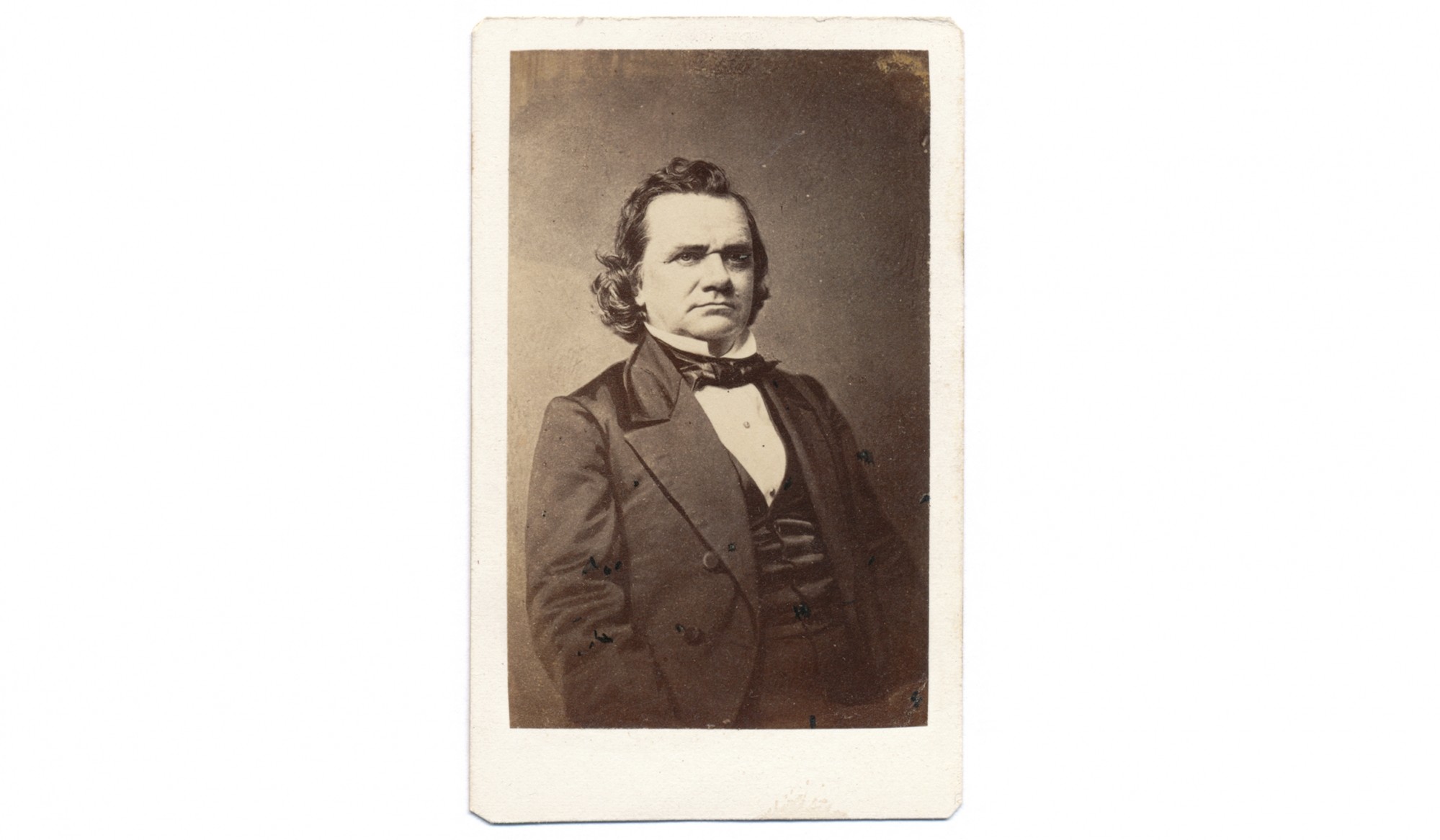 C1858 CDV’S OF SENATOR STEPHEN A. DOUGLAS & ADELE CUTTS DOUGLAS