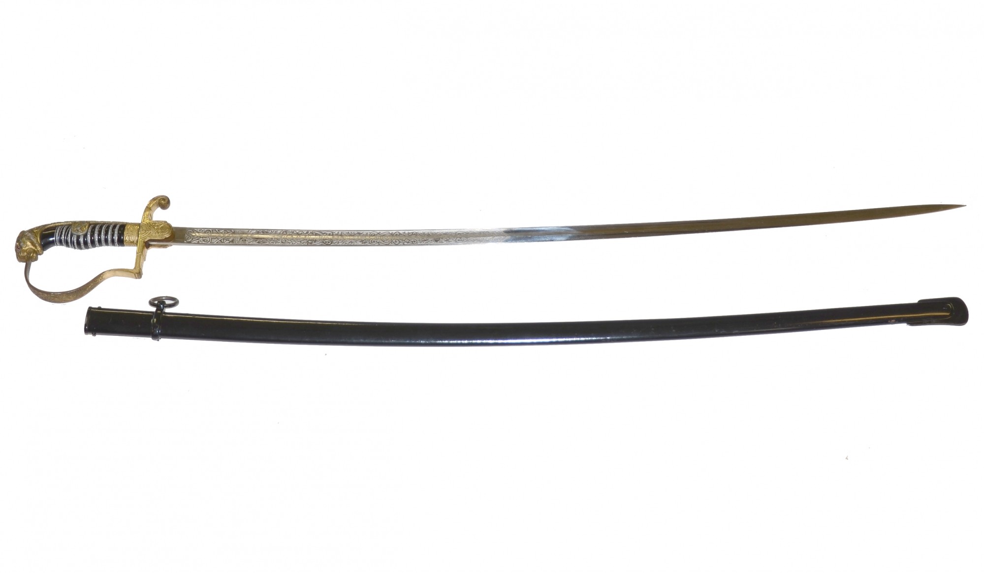 EICKHORN DOUBLE ETCHED FIELD MARSHAL’S LION’S HEAD SWORD