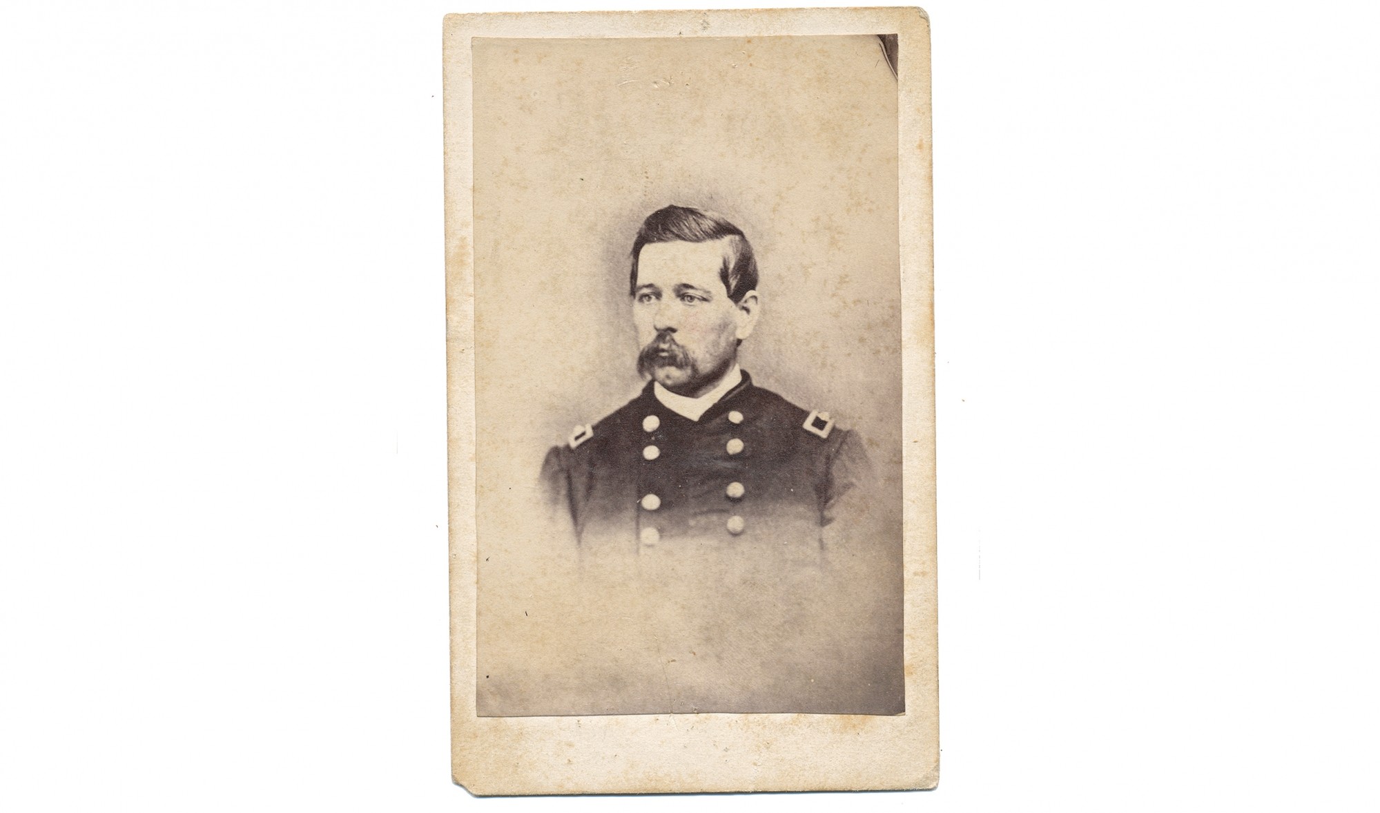 CDV OF BRIGADIER GENERAL LEVI A. DODD, 169TH & 211TH PENNSYLVANIA AT GETTYSBURG