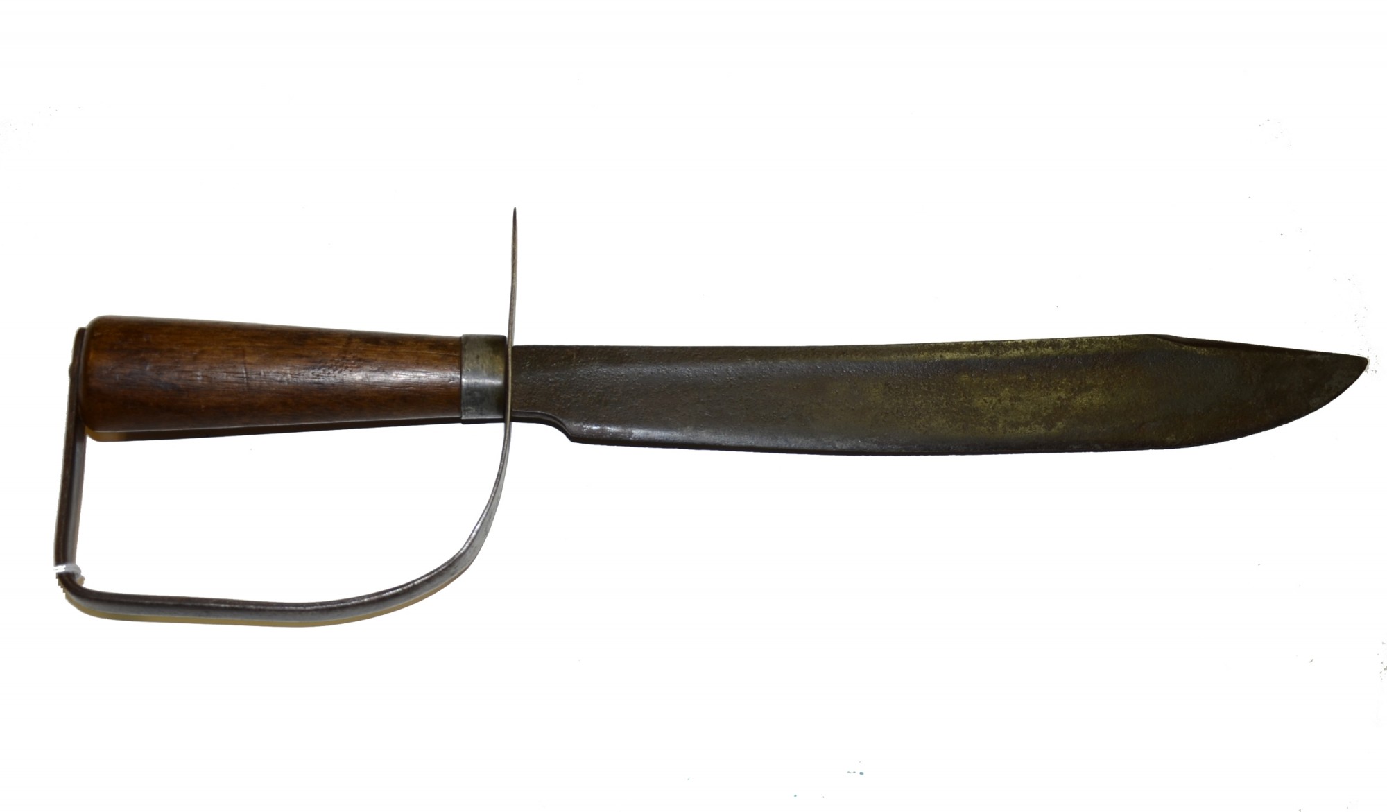 RUGGED BLACKSMITH-MADE CONFEDERATE D-GUARD BOWIE