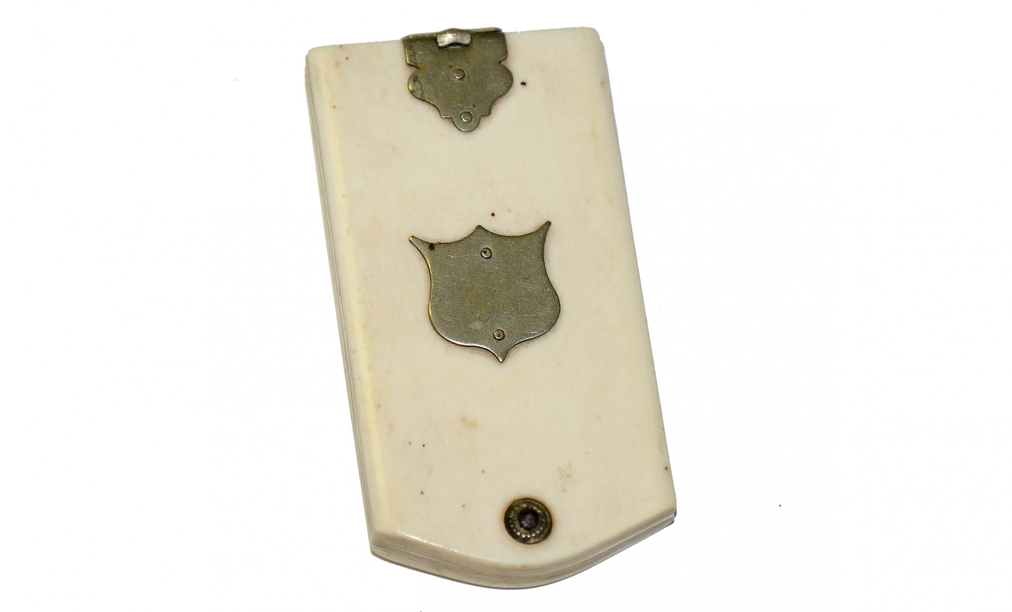 CIVIL WAR SOLDIER’S MULTI-PAGE IVORY POCKET CALENDAR / DIARY 