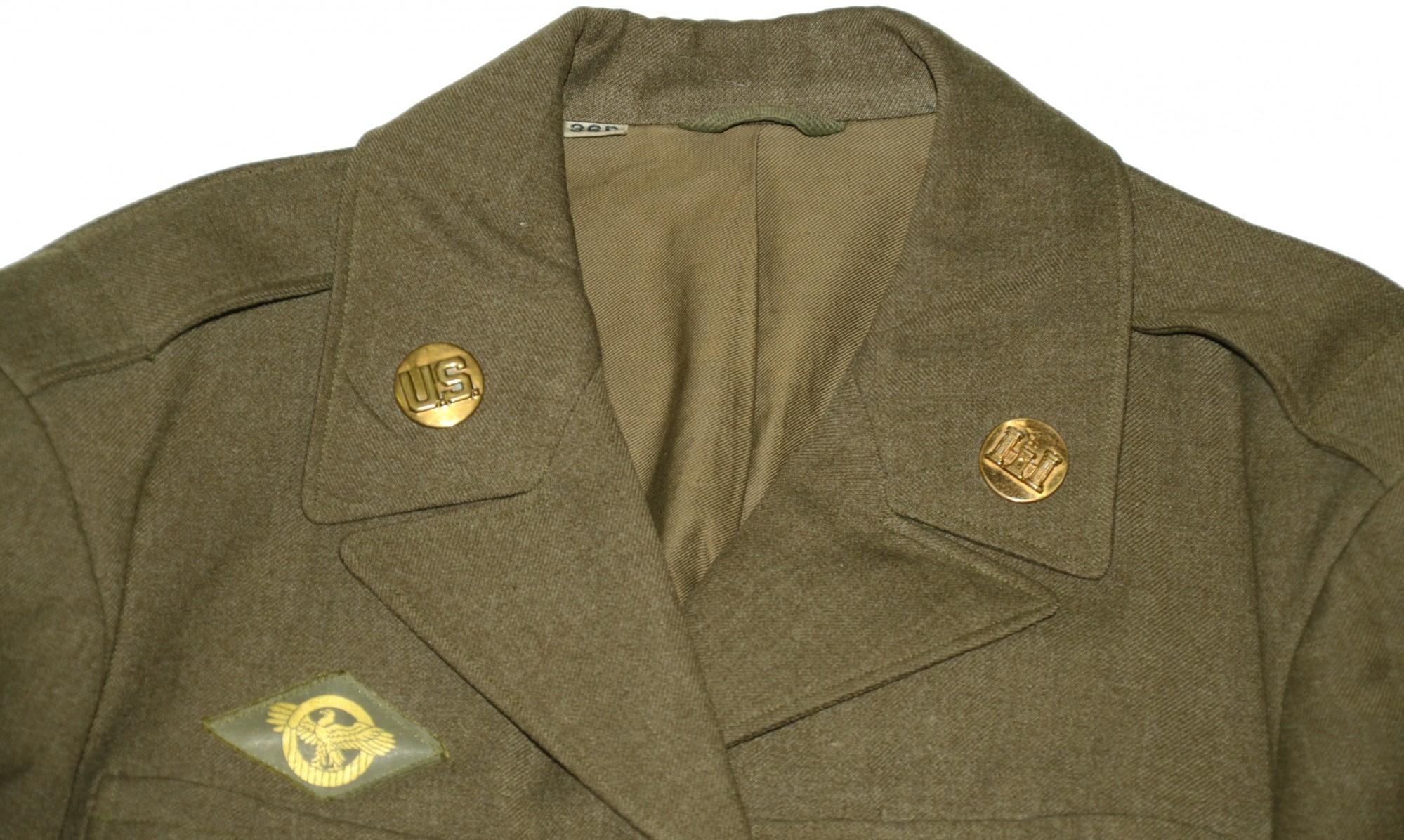 DOUBLE PATCHED WORLD WAR II 79TH INFANTRY DIVISION IKE JACKET — Horse ...