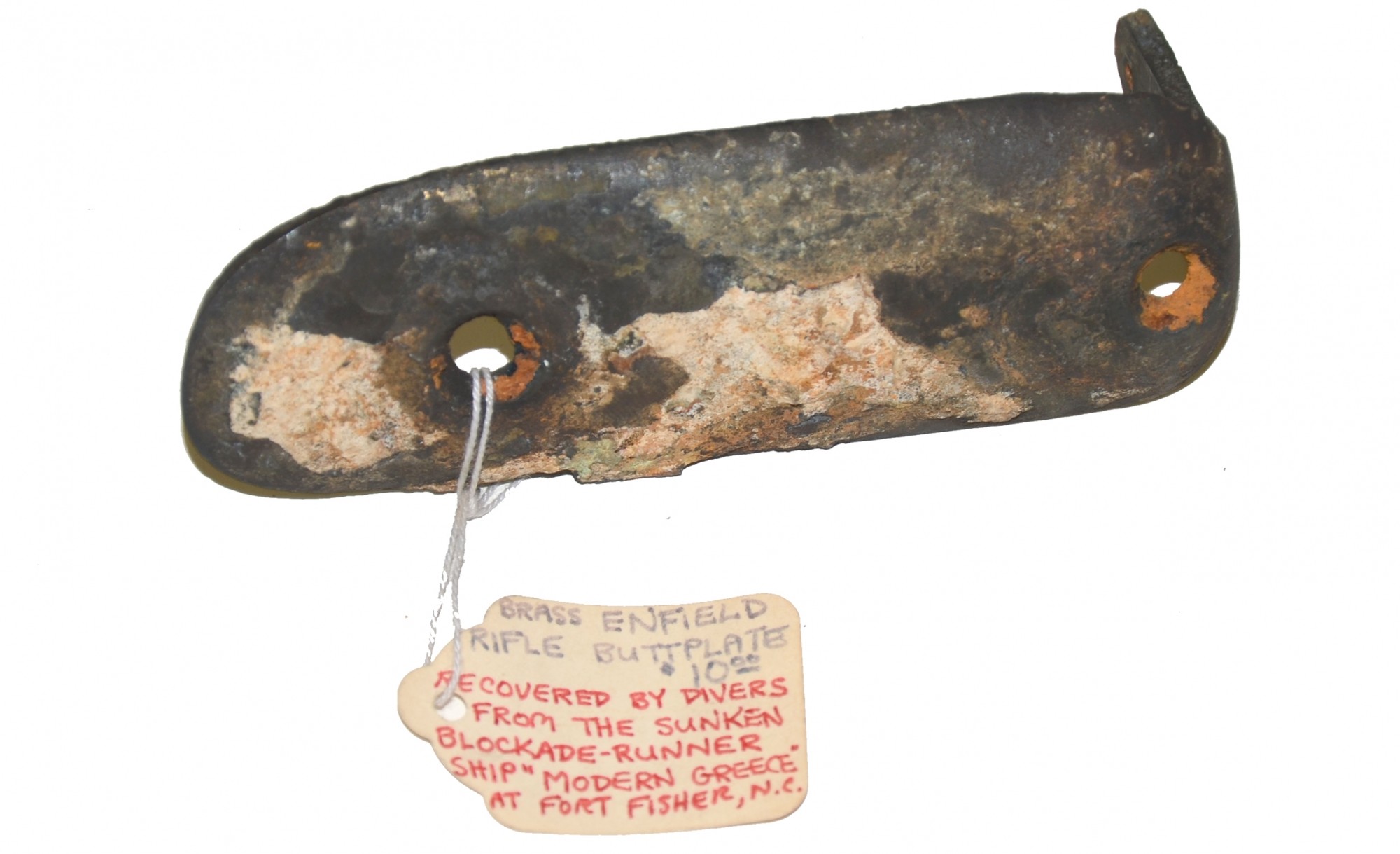 RELIC PATTERN 1853 ENFIELD RIFLE-MUSKET BRASS BUTT PLATE