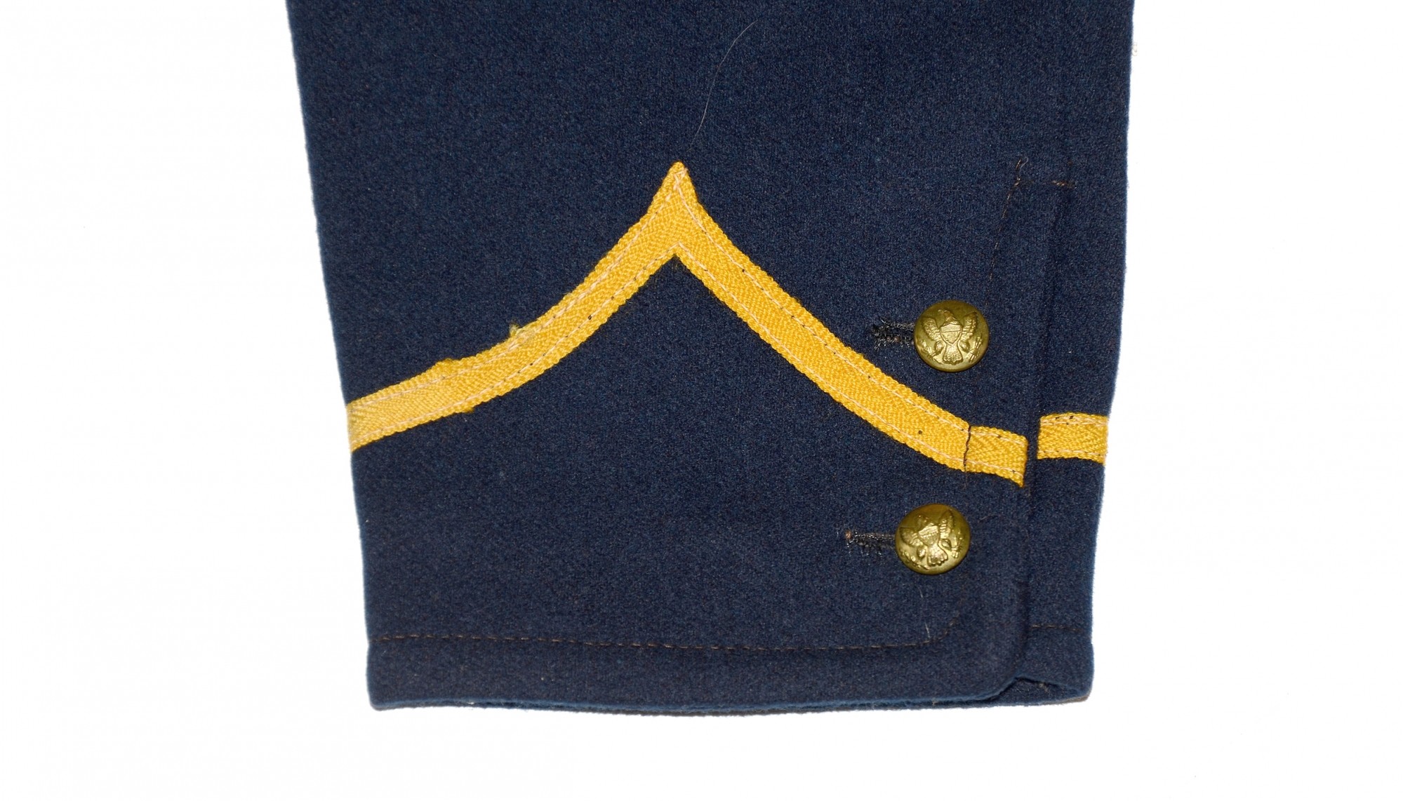 MINTY, GOVERNMENT-INSPECTED, FEDERAL CAVALRYMAN’S UNIFORM SHELL JACKET ...
