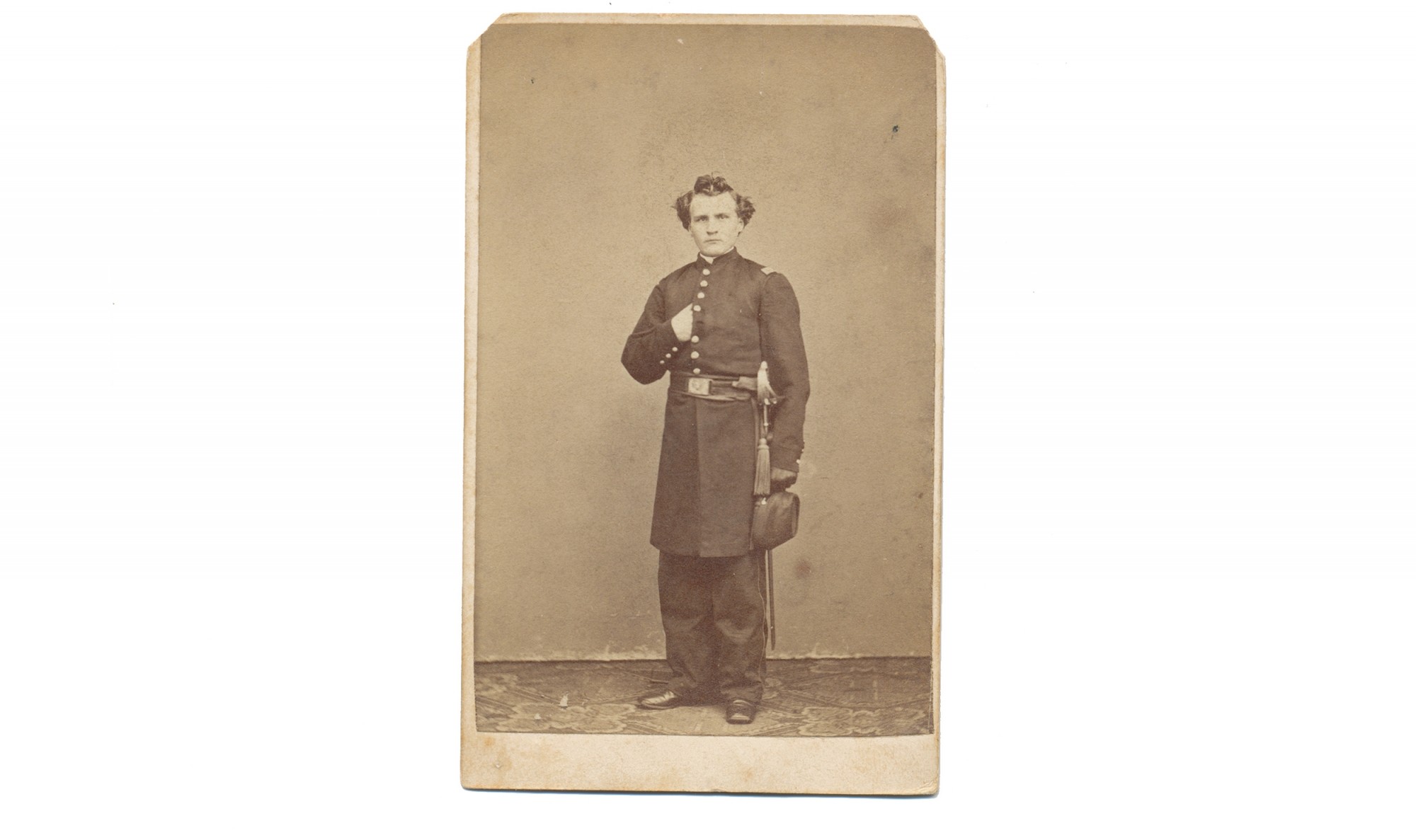 CDV 91ST PENNSYLVANIA OFFICER WOUNDED AT COLD HARBOR