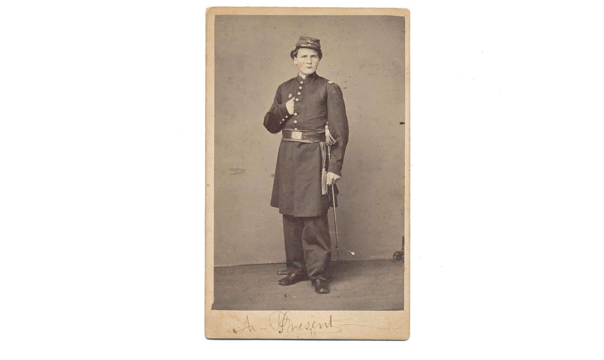 CDV 91ST PENNSYLVANIA OFFICER WOUNDED AT COLD HARBOR