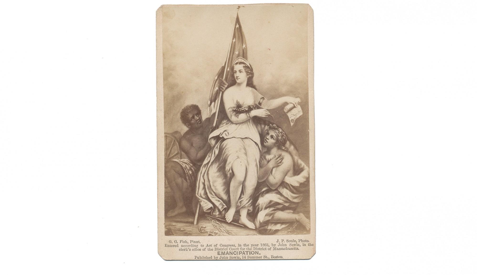 CDV DEPICTING EMANCIPATION
