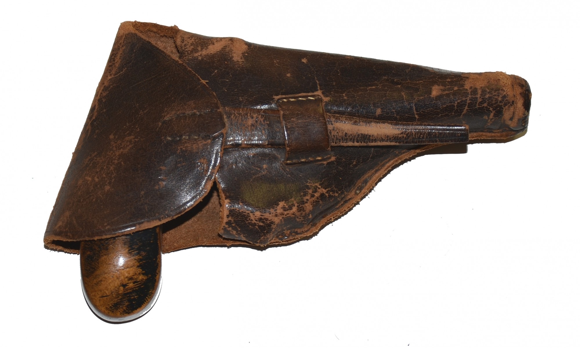 DOUBLE BARREL PERCUSSION PISTOL & HOLSTER